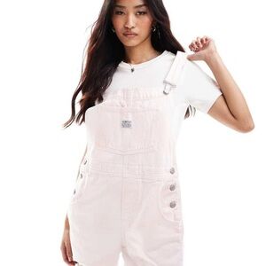 Levi's Light Pink Women's Denim Overalls